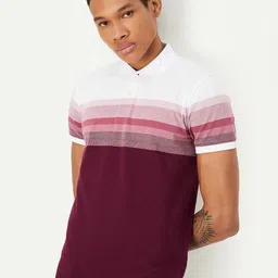 max Colourblocked Cotton T-shirt-image-55