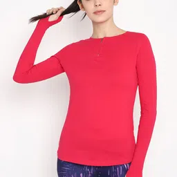 appulse Raglan Sleeves Henley Neck Cotton Slim Fit T-shirt-image-36