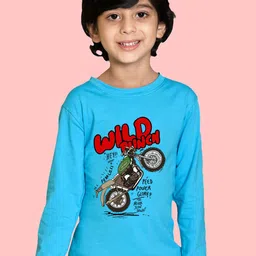 NUSYL Boys Graphic Printed Cotton Long Sleeved T-shirt-picture-7