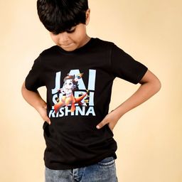 PRABHUBHAKTI Kids Bio Finish Pockets T-shirt-image-68