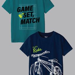 BAESD Boys 2 Printed Pockets T-shirt-image-60