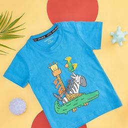 Pantaloons Baby Boys Printed Cotton T-shirt-54