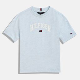 Tommy Hilfiger Boys Typography Printed Round Neck Cotton T-shirt-image-78