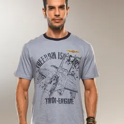 Supa Men Typography Printed Round Neck T-shirt-image-27