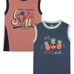 Dollar Champion Kidswear Boys 2 Printed Pockets T-shirt-26