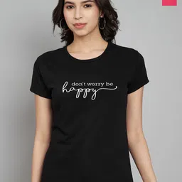 Trend Level Women Typography 2 Printed Pockets T-shirt-image-42