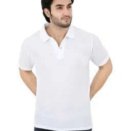 BAESD Polo Collar Polo Collar Short Sleeves Casual T-shirt-image-79