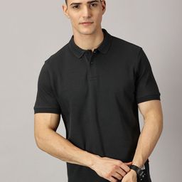 THE HOLLANDER Polo Collar Pure Cotton T-shirt-image-62