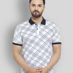 WILD WEST Geometric Printed Polo Collar Casual T-Shirt-picture-39