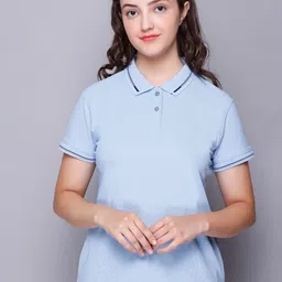ELPIDA Polo Collar Casual Cotton T-shirt-image-38