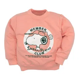 BAESD Infants Snoopy Graphic Printed Cotton Pullover Sweatshirt-46