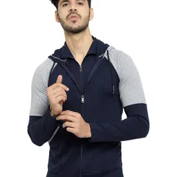 Black Collection Men Hooded Pockets T-shirt-picture-29