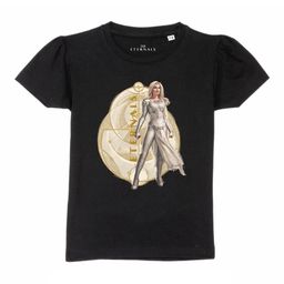 Marvel by Wear Your Mind Girls Black Eternals Printed Pure Cotton T-shirt-image-65
