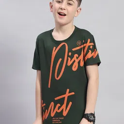 Monte Carlo Boys Typography Printed Pure Cotton T-shirt-image-56