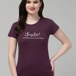 Trend Level Typography Printed Cotton T-shirt-41