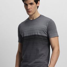 Dennis Lingo Striped Pure Cotton T-shirt-image-37