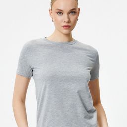 Koton Round Neck Short Sleeves T-shirt-picture-21