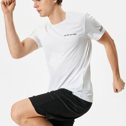 Koton Slogan Printed Round Neck Sport T-shirt-image-12