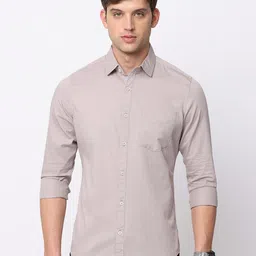 NIRVAAN Men Pure Cotton Slim Fit Casual Shirt-image-60
