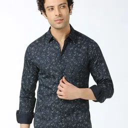 VALEN CLUB India Slim Fit Floral Printed Pure Cotton Casual Shirt-picture-20