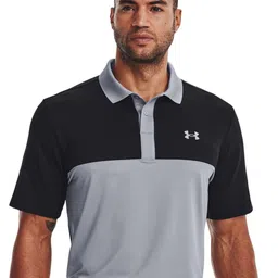 UNDER ARMOUR Performance 3.0 Colourblocked Polo Collar Sports T-Shirt-image-15