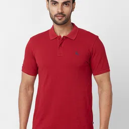Parx Polo Collar Short Sleeves Cotton T-shirt-image-31