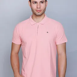 Fort Collins Polo Collar Short Sleeves Cotton Casual T-shirt-image-69