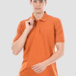 ONEWAY Men Solid Cotton Polo T-Shirt-image-20