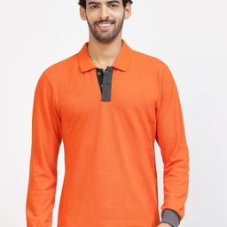 Kalt Polo Collar Full Sleeves Knitted T-shirt-picture-29