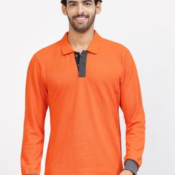 Kalt Polo Collar Full Sleeves Knitted T-shirt-picture-27