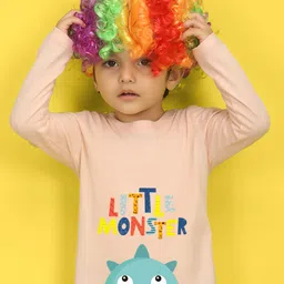 NUSYL Kids Pink Polo Collar T-shirt-image-63