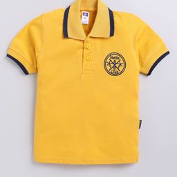 Nottie Planet Boys Graphic Embroidered Detail Polo Collar T-shirt-image-9
