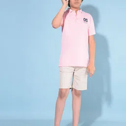 Crimsoune Club Boys Polo Collar Slim Fit T-shirt-image-27