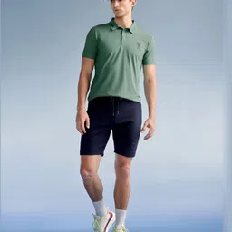 U.S. Polo Assn. Men Solid Nylon Slim Fit T-Shirt-image-1