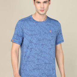 Technosport Men Jacquard Double Cool Slim Fit Sports Tshirt-picture-10