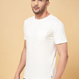 Urban Ranger by pantaloons Round Neck Cotton Slim Fit T-shirt-image-20