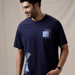 WROGN Geometric Printed Acrylic Slim Fit T-shirt-image-34
