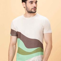 Being Human Colourblocked Cotton Short Sleeves Round Neck Pockets Slim Fit Casual T-shirt-image-45