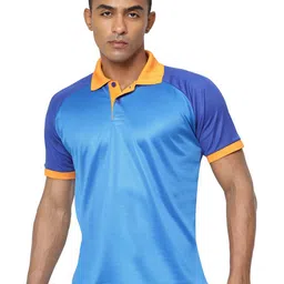 FUNDOO Polo Collar Dri-FIT Half Sleeve Slim Fit T-shirt-image-5