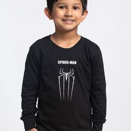 Friskers Boys Black Typography Printed Pockets Slim Fit T-shirt-image-25