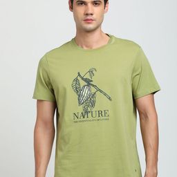 Turtle Men Graphic Printed Slim Fit T-shirt-image-89