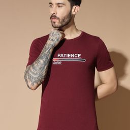 GLITO Men Typography Printed Slim Fit T-shirt-image-55