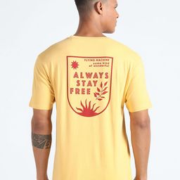 Flying Machine Typography Printed Slim Fit Cotton T-shirt-image-57