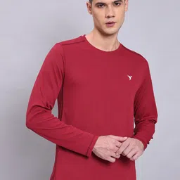 Technosport Anti Odour Training & Gym Slim Fit Full Sleeve T-shirt-image-2
