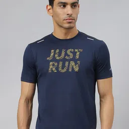 Alcis Men Next Mile Printed Anti-Static Slim-Fit Round Neck Running T-Shirt-image-63