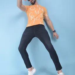 Crimsoune Club Typography Printed Slim Fit Cotton T-shirt-image-88