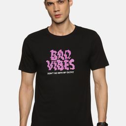 IMPACKT Typography Printed Slim Fit Pure Cotton T-shirt-image-59