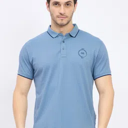 Duke Men Polo Collar Nautical Slim Fit T-shirt-picture-17