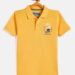 Duke Boys Polo Collar Slim Fit T-shirt-image-91