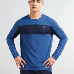 Technosport Men Colourblocked Antimicrobial Slim Fit T-shirt-image-81